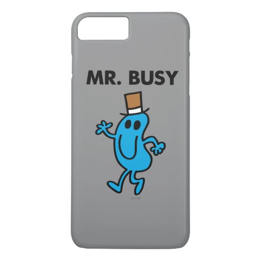 De heer Busy Waving Hallo Case-Mate iPhone Case (Achterkant)