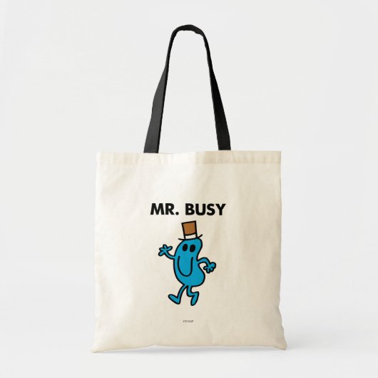 De heer Busy Waving Hallo Tote Bag (Voorkant)