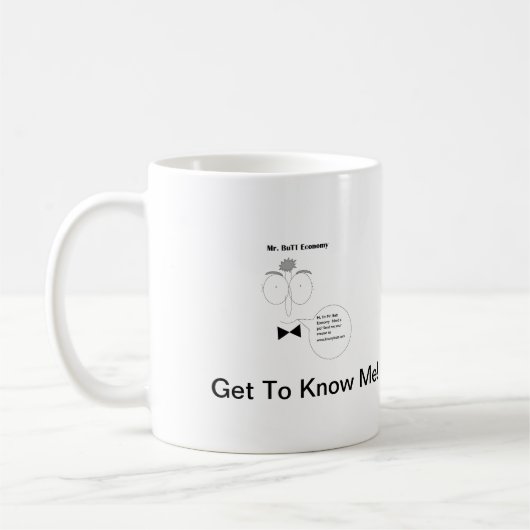 de heer Butt Economy Koffiemok (Links)