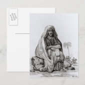 de heer Caillie Meditating Briefkaart (Voorkant / Achterkant)