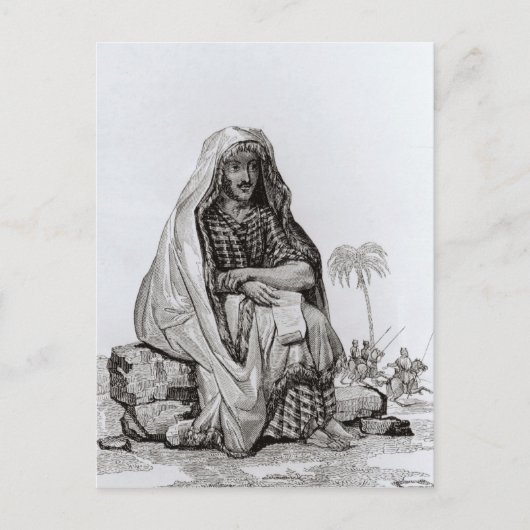 de heer Caillie Meditating Briefkaart (Voorkant)