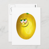 de heer Canary Melon Briefkaart (Voorkant / Achterkant)