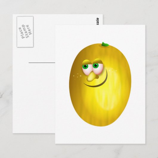 de heer Canary Melon Briefkaart (Voorkant / Achterkant)