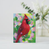 De heer Cardinaal Briefkaart (Staand voorkant)