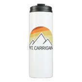 De heer Carrigain New Hampshire Retro Thermosbeker (Voorkant)