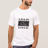 De heer Cat Dad Black White Matching Couple Husban T-shirt (Voorkant)