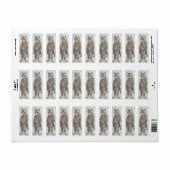 de heer Cat Etiket (Full Sheet)