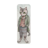 de heer Cat Etiket (Voorkant)
