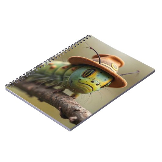 de heer Caterpillar notitieboek (Linkerzijde)