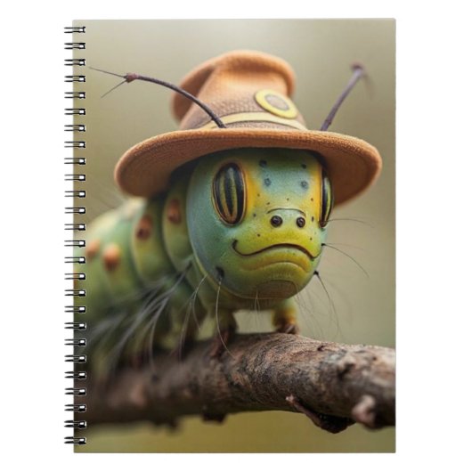 de heer Caterpillar notitieboek (Voorkant)