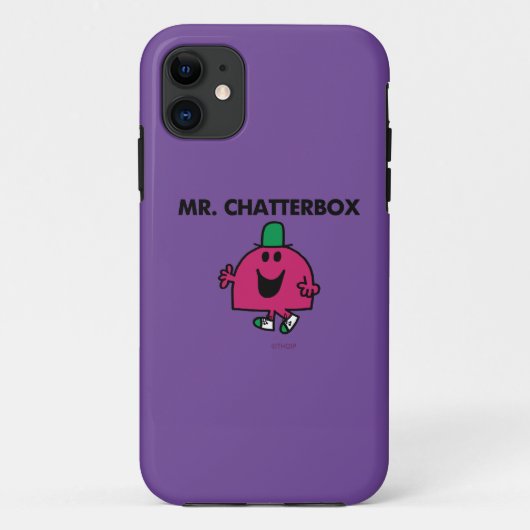 De heer Chatterbox Waving Hallo Case-Mate iPhone Case (Achterkant)