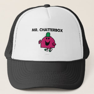 De heer Chatterbox Waving Hallo Trucker Pet