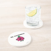 De heer Chatterbox Waving Hallo Zandsteen Onderzetter (Zijkant)