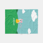 De heer Cheeseman the Mouse Fleece Deken (Voorkant (Horizontaal))