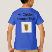 de heer chicken nugget thief kinder top (Achterkant)