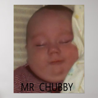DE HEER CHUBBY POSTER