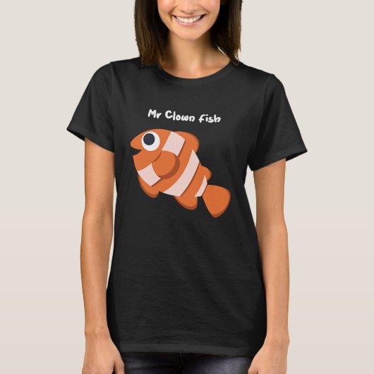 de heer Clownfish Clownfish Anemone T-shirt (Voorkant)
