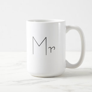 De heer Coffee Cup voor mannen en vrouwen Koffiemok