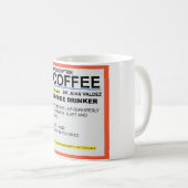 de heer Coffee Drinker Prescription Mok (Voorkant rechts)