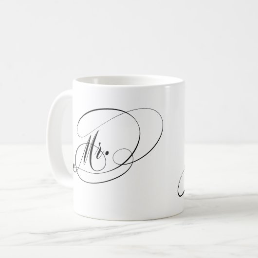 de heer Coffee Mok (Voorkant links)