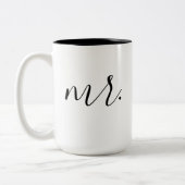 de heer Coffee Mok (Links)