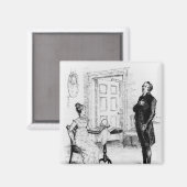 De heer Collins en Elizabeth Magneet (Voorkant / Achterkant)