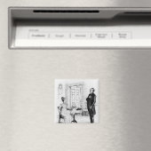 De heer Collins en Elizabeth Magneet (Insitu (Vaatwasser))