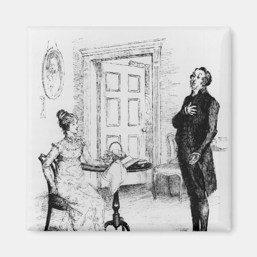 De heer Collins en Elizabeth Magneet (Voorkant)