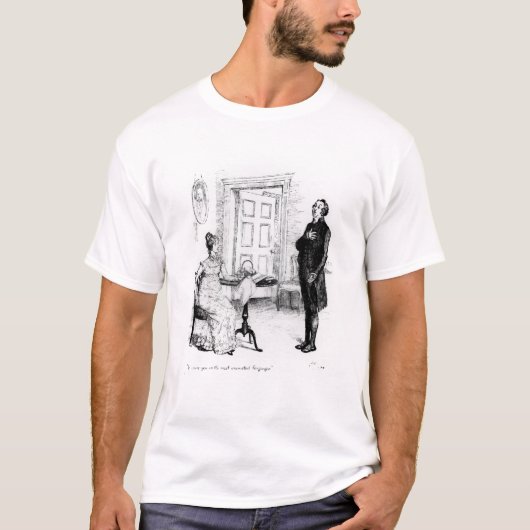 De heer Collins en Elizabeth T-shirt (Voorkant)
