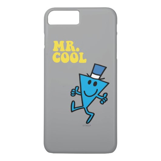 de heer Cool | Gele letters Case-Mate iPhone Case (Achterkant)