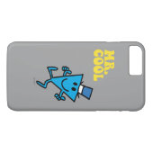 de heer Cool | Gele letters Case-Mate iPhone Case (Achterkant (Horizontaal))