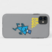 de heer Cool | Gele letters Case-Mate iPhone Case (Achterkant (horizontaal))