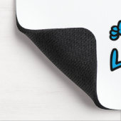 de heer Cool | Gele letters Muismat (Hoek)