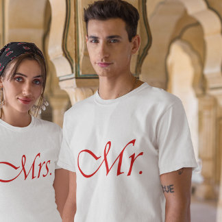 de heer Couple T-shirt