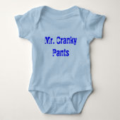 de heer Cranky Pants Romper (Voorkant)