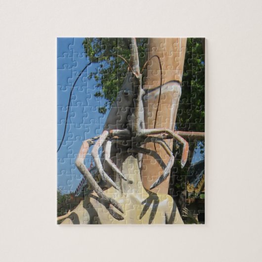 De heer Crustacean AKA Lobster Head ... Boeddhisti Legpuzzel (Verticaal)