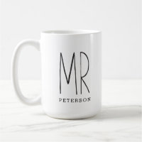 De heer Custom Couple Mok Wedding Mok Jubileum