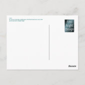 De heer Dan Leno als Moeder Goose Briefkaart (Achterkant)