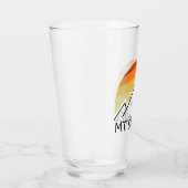 De heer Daniel Washington Retro Glas (Rechts)