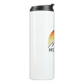 De heer Daniel Washington Retro Thermosbeker (Gedraaid links)