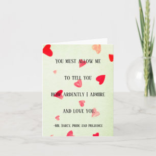 de heer Darcy Card Kaart