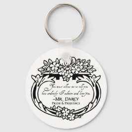de heer Darcy Loves en Admires Sleutelhanger