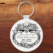 de heer Darcy Loves en Admires Sleutelhanger (Voorkant)