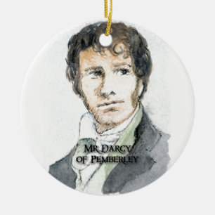 De heer Darcy of Pemberley Keramisch Ornament