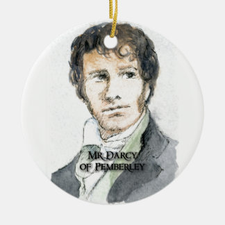 De heer Darcy of Pemberley Keramisch Ornament