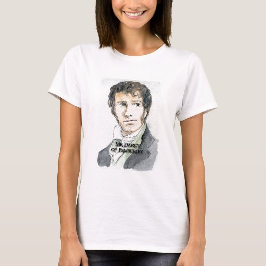 De heer Darcy of Pemberley T-shirt (Voorkant)