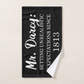 De heer Darcy: onrealistische verwachtingen sinds Bad Handdoek (Handdoek)