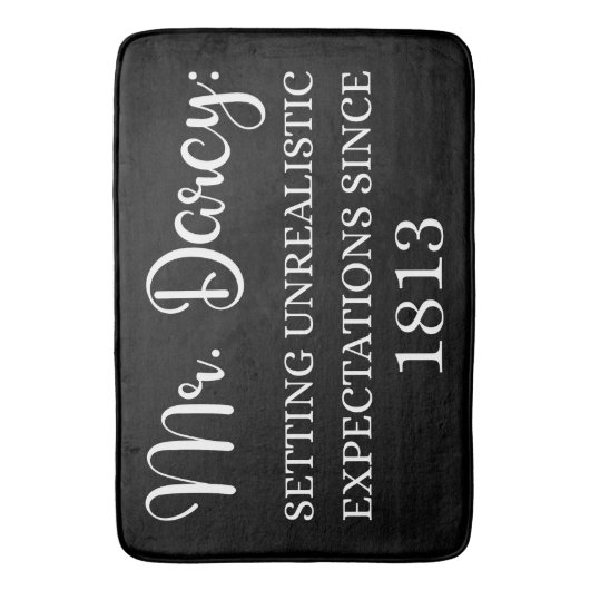 De heer Darcy: onrealistische verwachtingen sinds Badmat (Voorkant Verticaal)