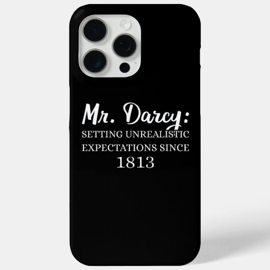 De heer Darcy: onrealistische verwachtingen sinds  Case-Mate iPhone Case (Achterkant)