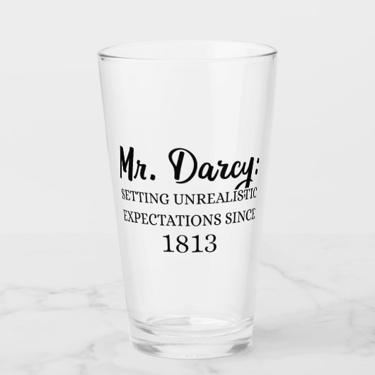 De heer Darcy: onrealistische verwachtingen sinds  Glas (Voorkant)